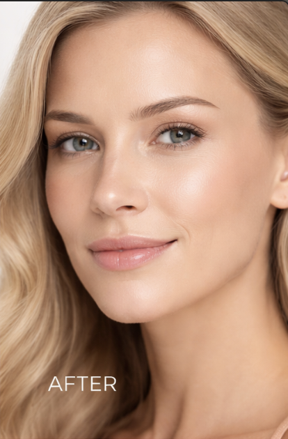 Before and after injectable results — After